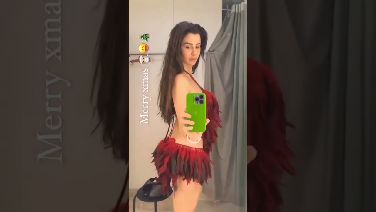 giorgia andriani Hot Christmas Look 🔥💥 #giorgiaandriani  #hot #shorts #viral #trending #viralshorts