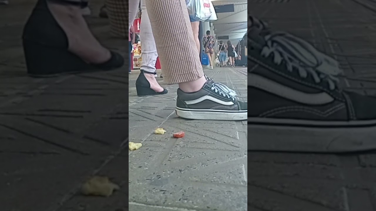 Girl Candid Crush with vans sneakers
