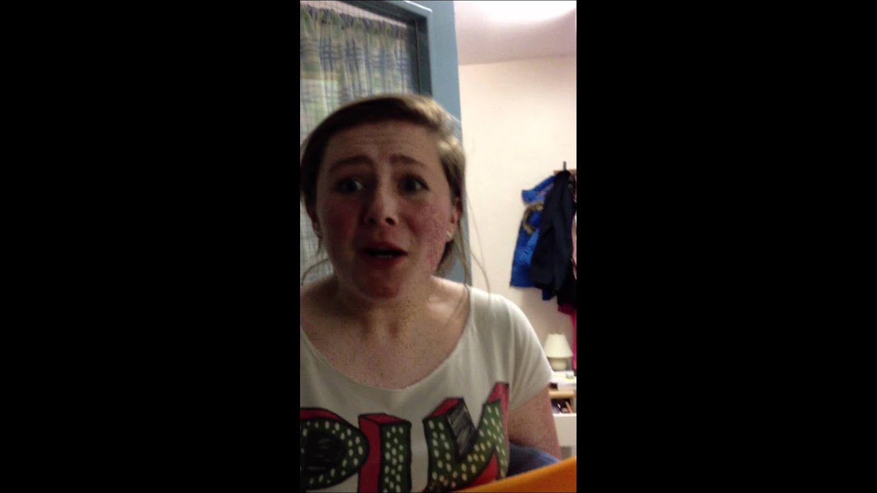 Girl gets fright of her life.
