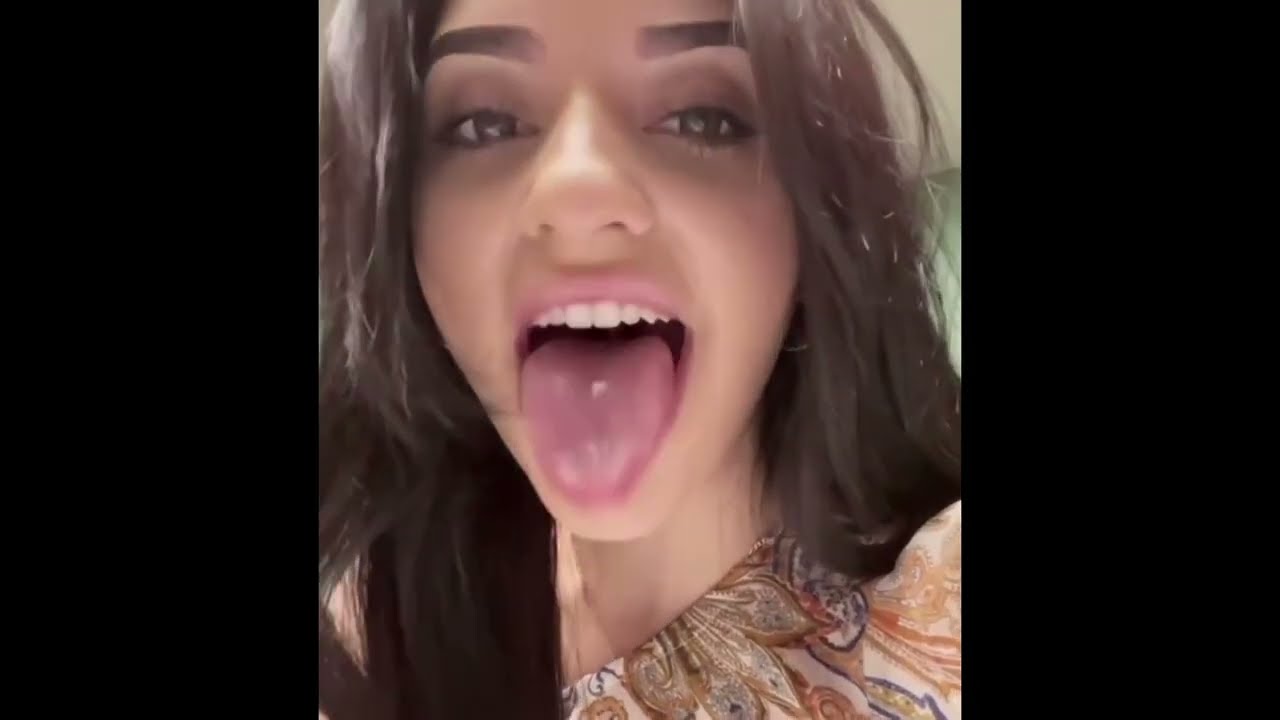 Girl Tongue Out Challenge 114