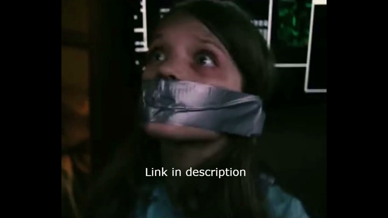 girl wrap tape gagged