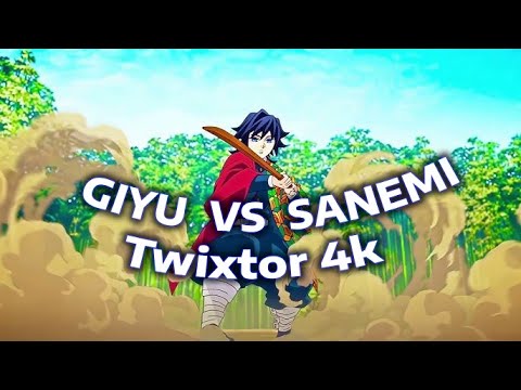 Giyuu 🌊 Vs Sanemi 💨  ┃ Twixtor 4K