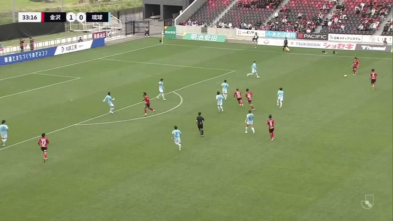 【パトリック】ヘディングは枠を捉えるもGKに弾かれる「ツエーゲン金沢 vs FC琉球」