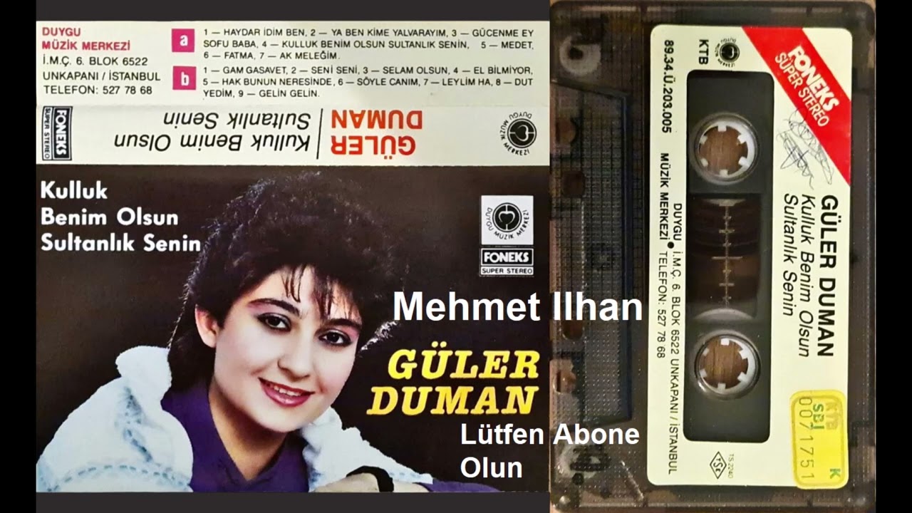 Güler Duman - Potpori (Söyle Canım, Leylim Ha, Dut Yedim, Gelin Gelin - Yüksek Kalite - 1989)