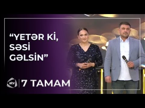 Güllü Muradovanın həyat yoldaşı canlı efirə hədiyyələrlə gəldi / 7 Tamam