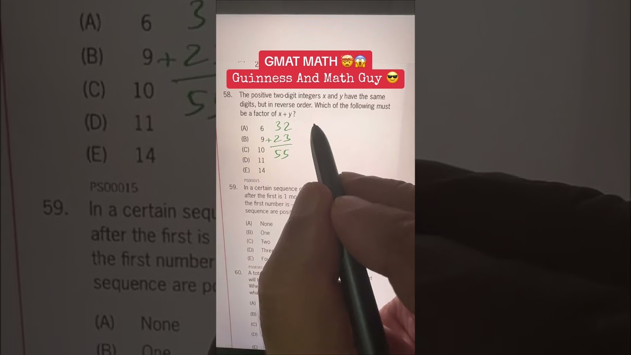 GMAT MATH