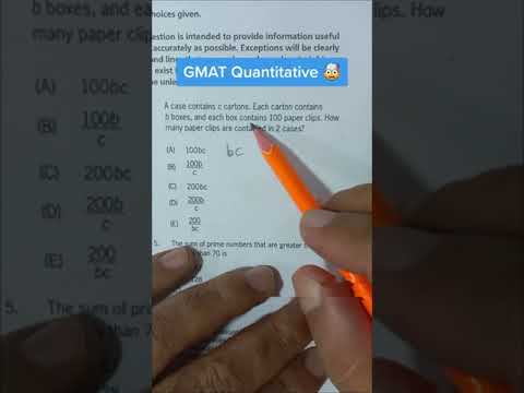 GMAT Quantitative