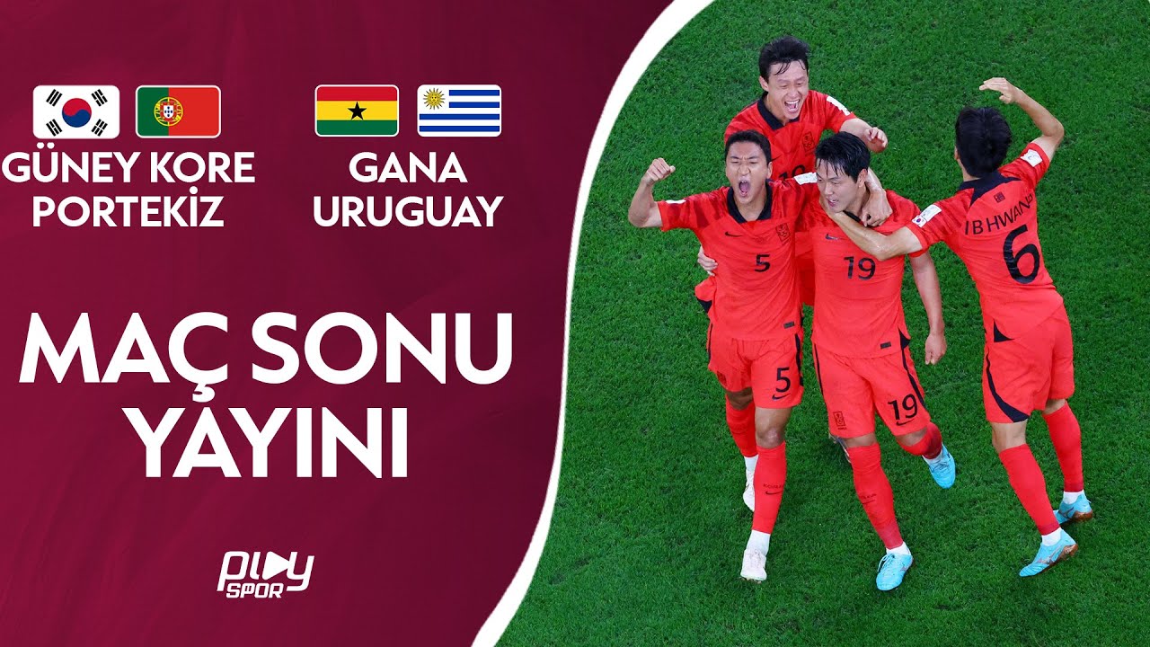 Güney Kore - Portekiz / Gana - Uruguay maç sonu / Bi Dünya Kupa