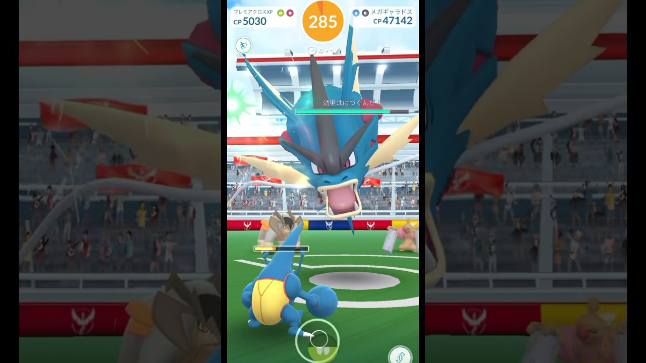 #ポケモンgo #レイド メガギャラドス