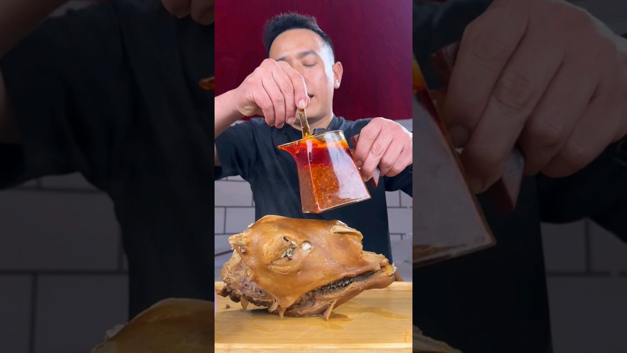 Goat Head Eating #mukbang #eatshow #food #eattingshow #delicious #mukbangers #foodie #foodlover