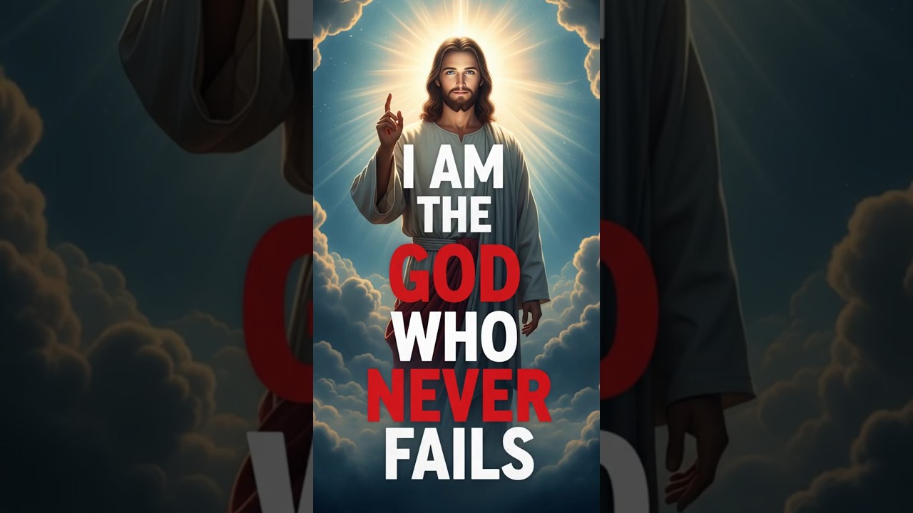 GOD SAYS: I AM THE GOD WHO NEVER FAILS #godspeaks #faith