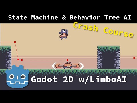 Godot Crash Course: State Machines & Behavior Tree AI ~ 2D Platformer with LimboAI