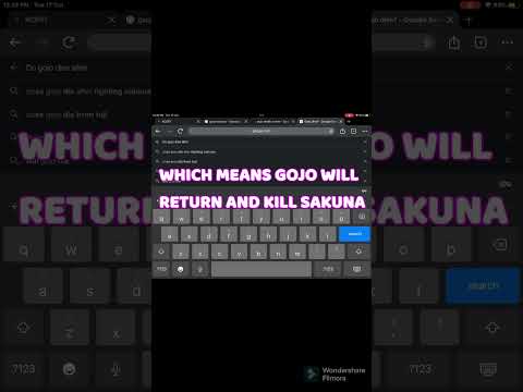 GOJO RETURN THEORY BY GOOGLE AND GOJO EDIT *proof that Gojo will return* #viral #JJK #Gojo