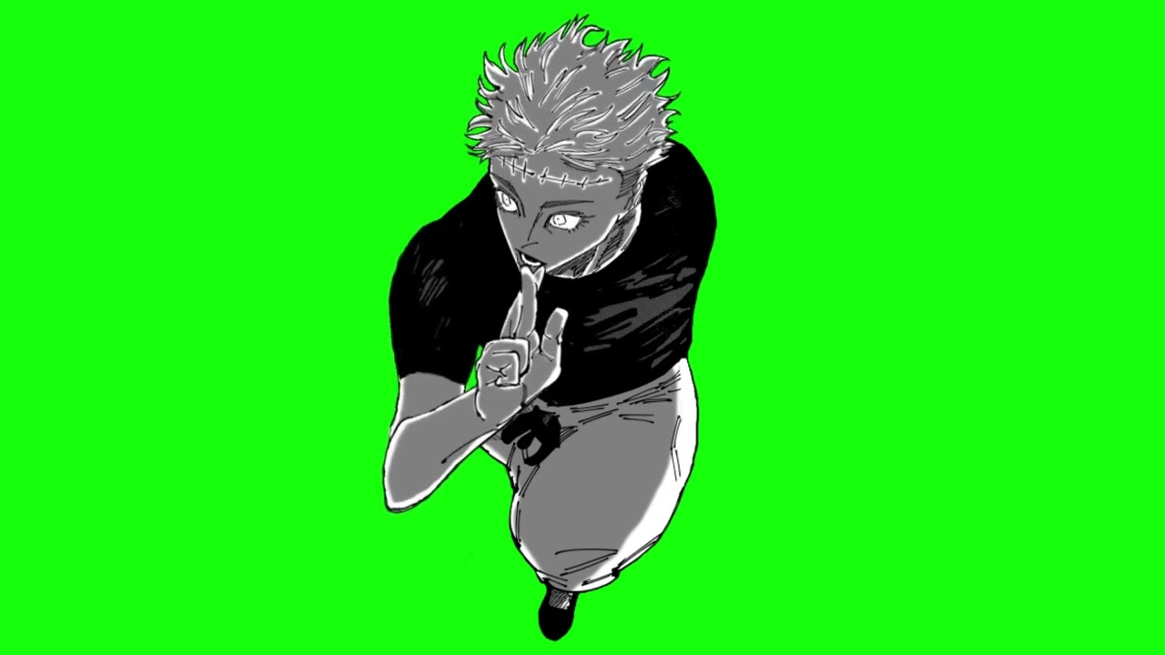GOJO x YUTA GREEN SCREEN MANGA ANIMATION (JJK) #capcutpc #gojo #goatjo