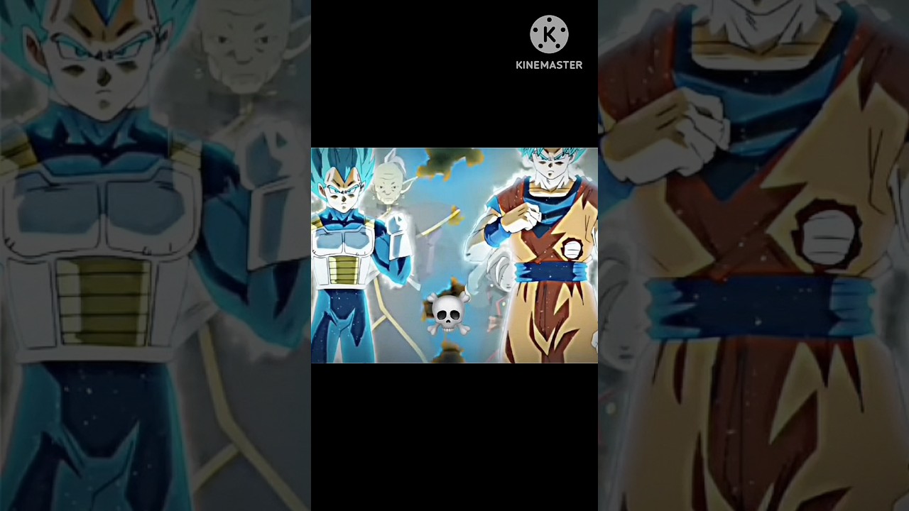 Goku and vegeta attitude status🗿?  #anime #viral #short