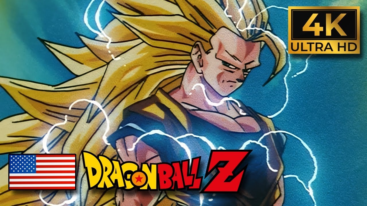 Goku Goes Super Saiyan 3 - Dragon Ball Z Remastered (English Dub) [4K]