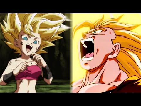 Goku Turns SSJ3 In Front of Kale And Caulifla In The Tournament Of Power [Bruce Faulconer theme]