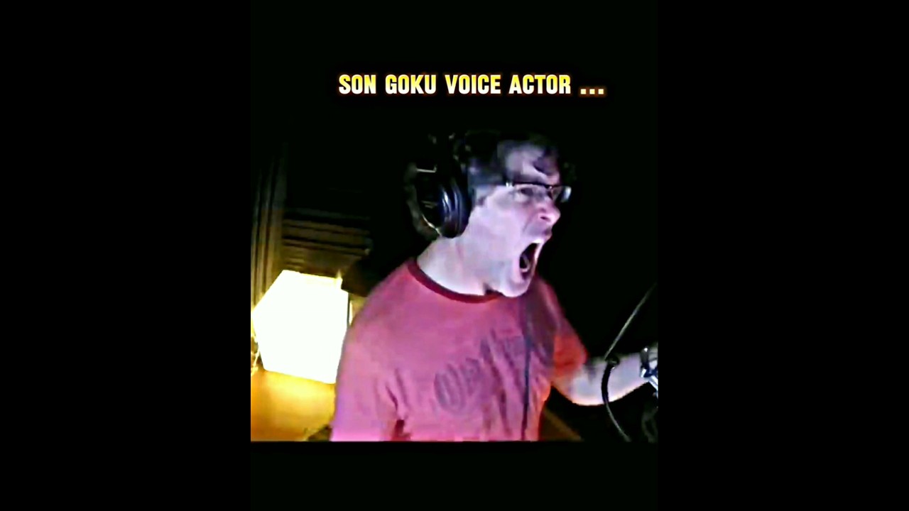 Goku's Voice actor 🗿 #shorts #goku #edit #shortvideo #anime #animeedit