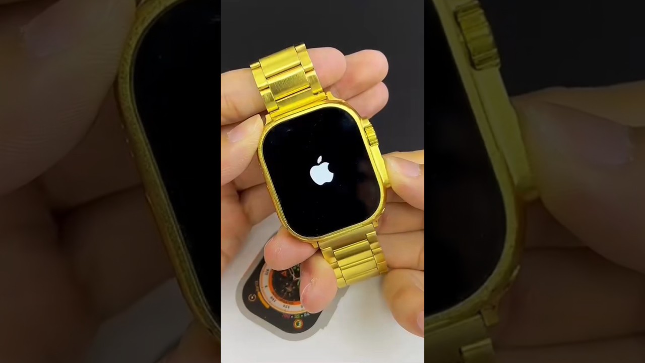 Gold I watch ⌚️| apple watch. Gold apple #mobilephone #apple #nokia #samsung #iphone #14promax