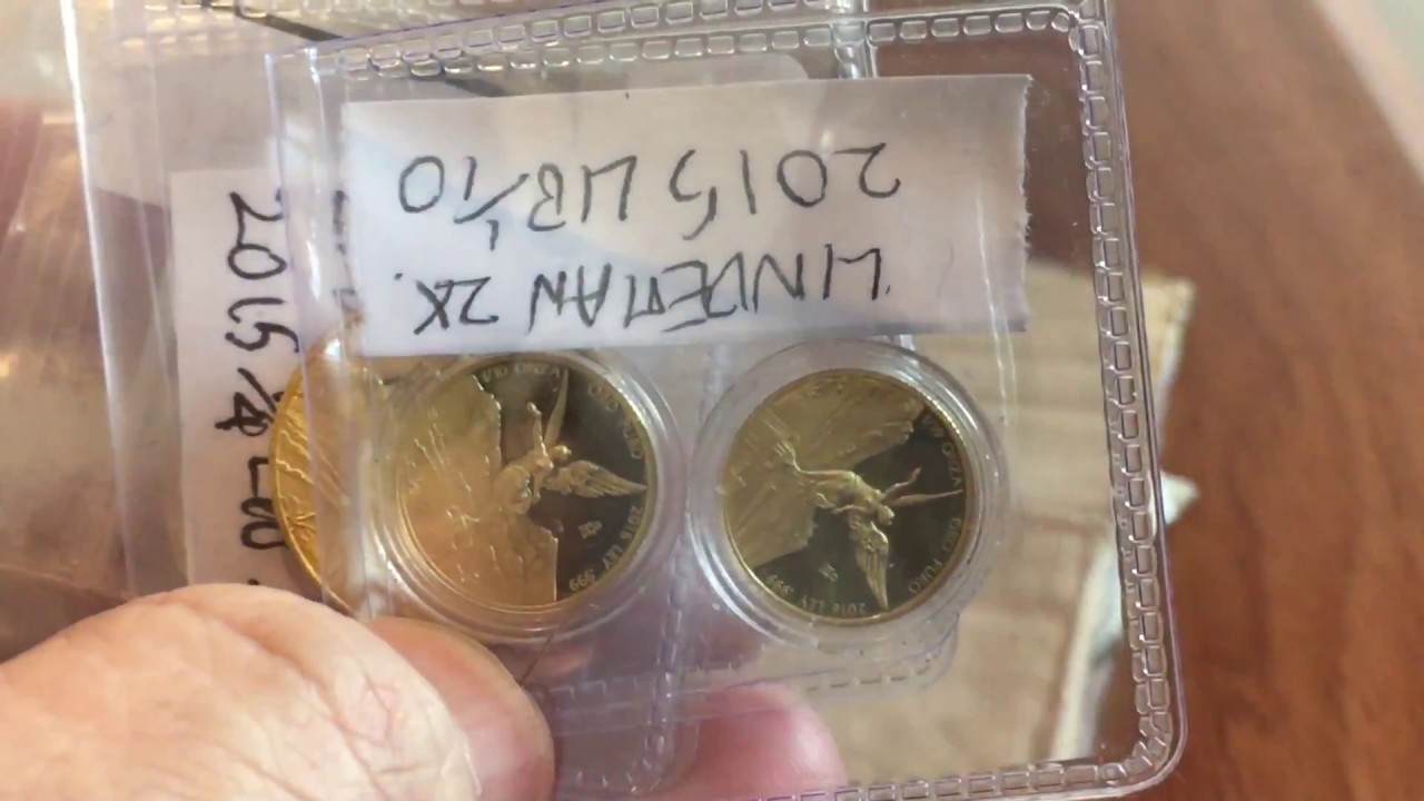 Gold Libertads, Australian Sovereign, Mexico Silver 1794, Panda all arrived for grading