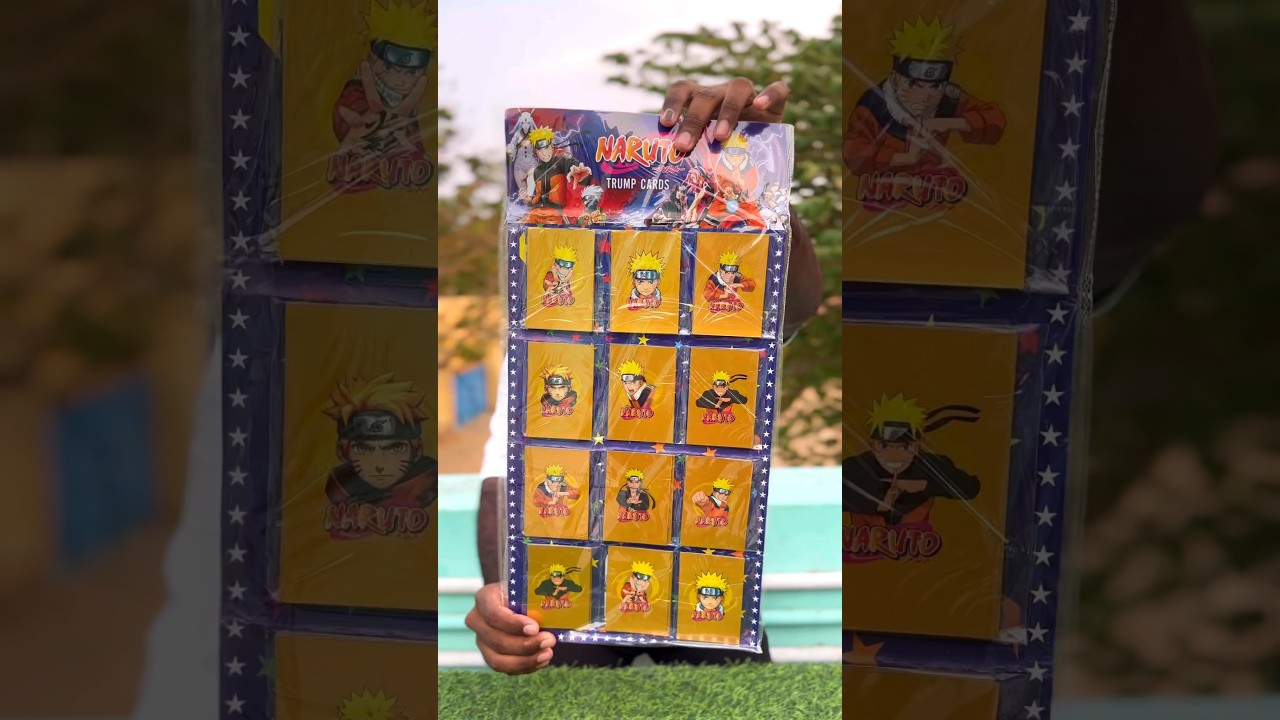 GOLDEN NARUTO CARDS 🎴✨ - #shorts #naruto #funny #trending #viral