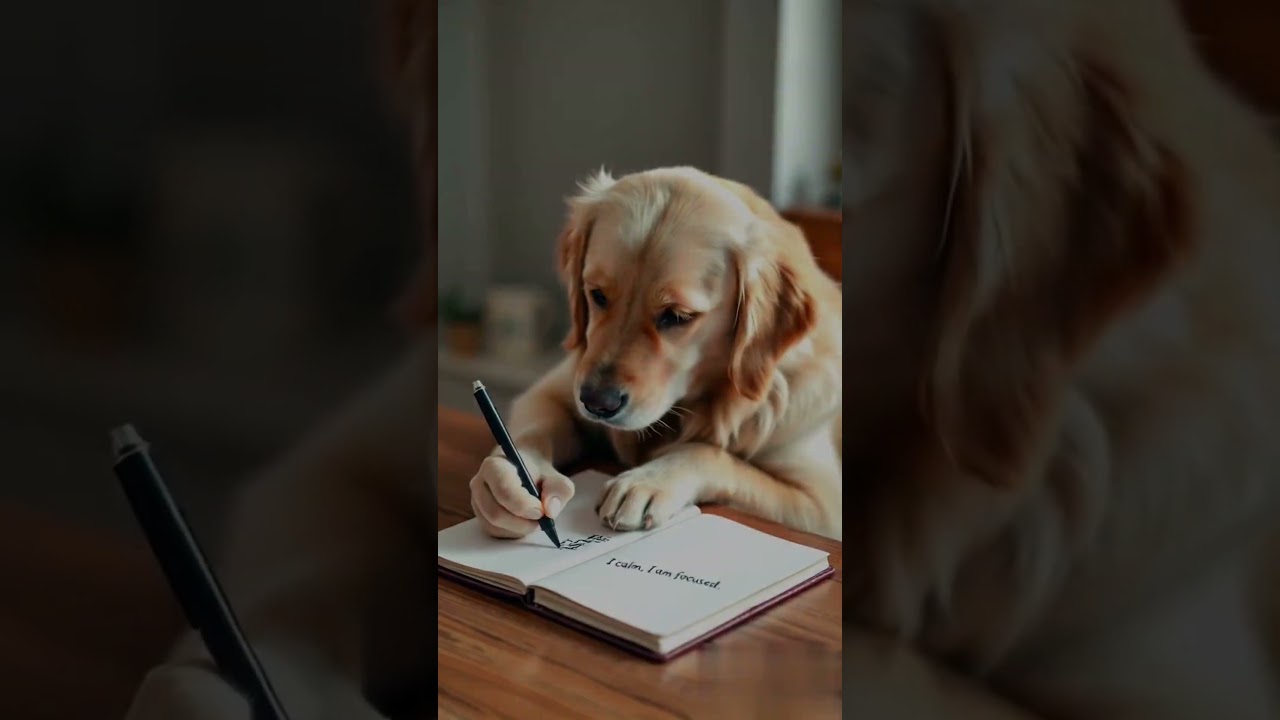 GOLDEN RETRIEVER MORNING ROUTINE 😂🐶 | #dog #pets #goldenretreiver #kids #trending #shorts