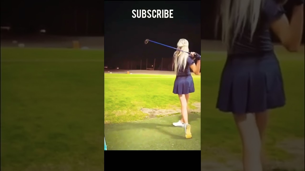 Golf Girl 😍❤ #shorts #tiktok #like