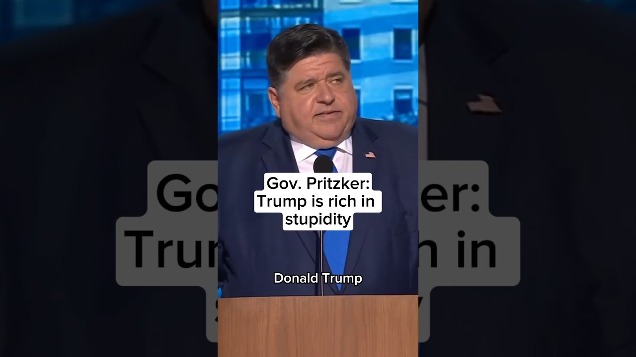Gov. Pritzker: Trump is rich in stupidity