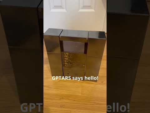 GPTARS: ChatGPT powered TARS says hello #shorts #ai #interstellar #openai #chatgpt #tars