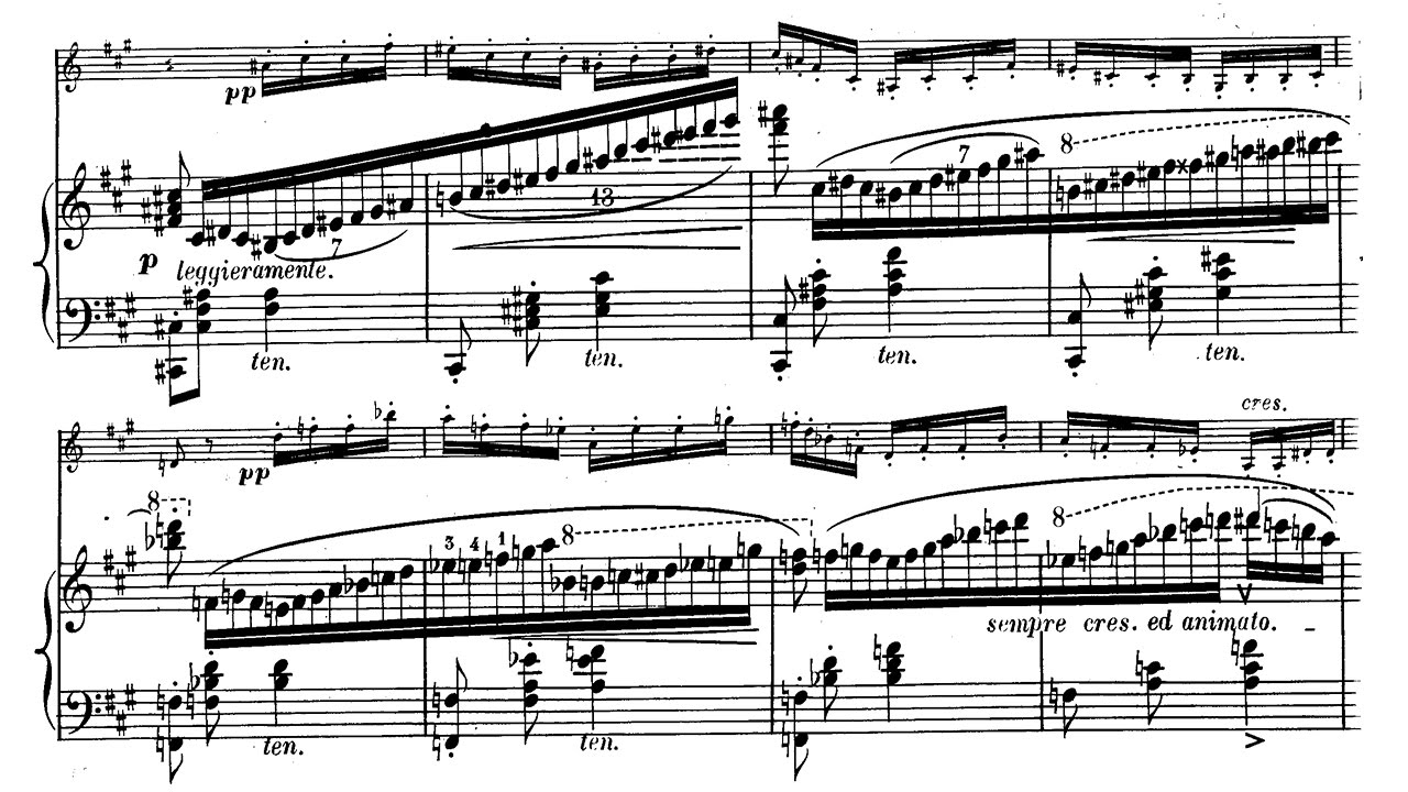 Grand duo concertant sur le 'Le marin', S.128 (Liszt) - Sheet Music