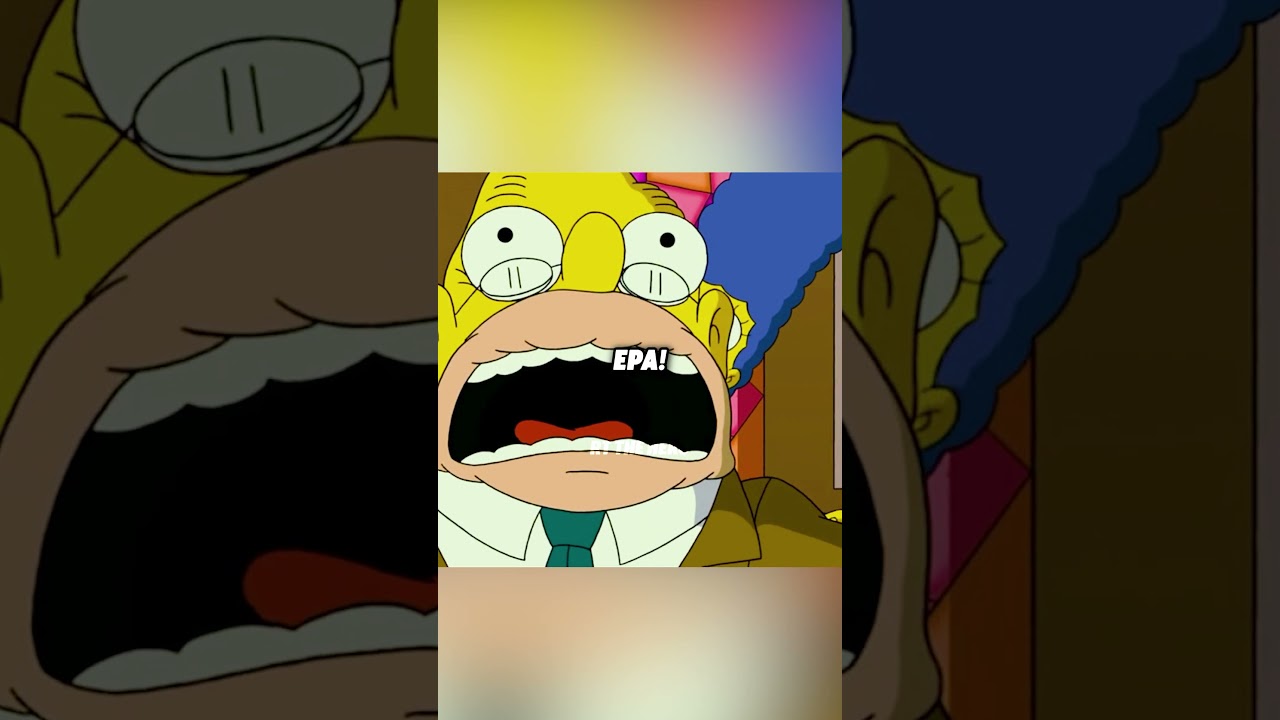 ⚠️Grandpa Warns Springfield⚠️ || #simpsons #shorts
