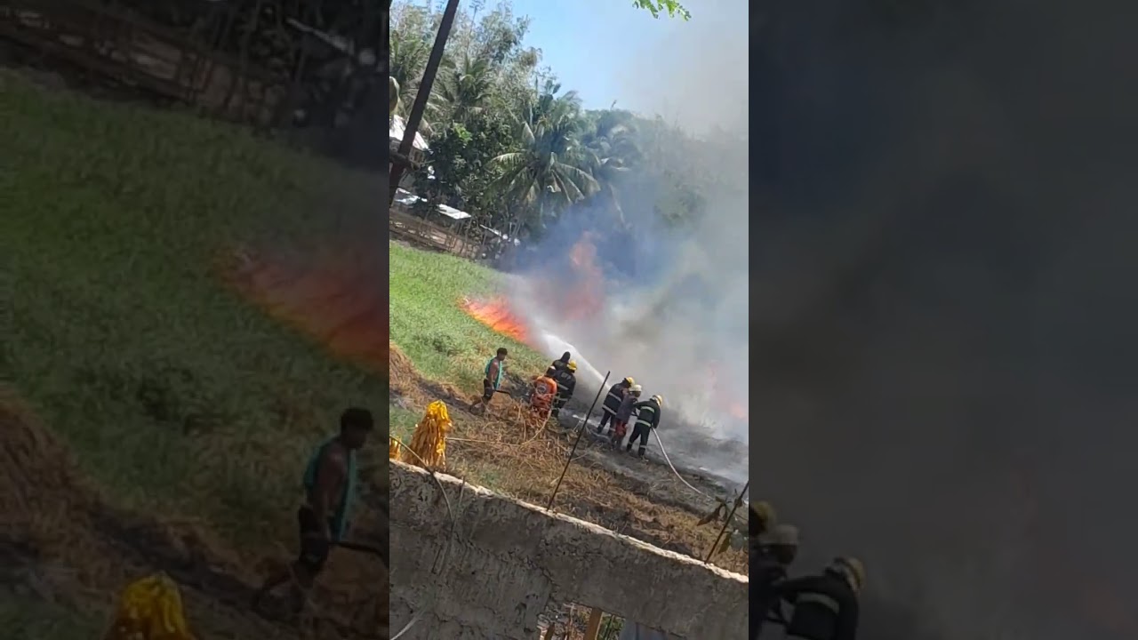grass fire at malusgod pototan iloilo.