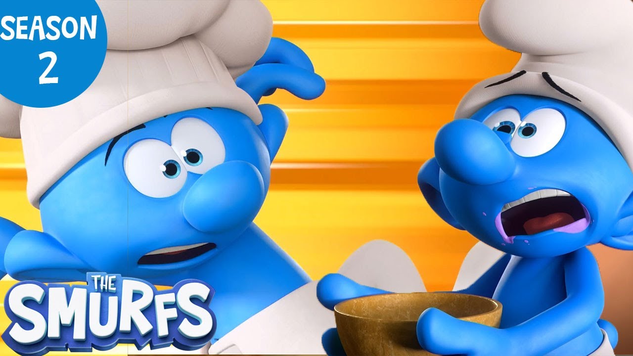 Greedy ate Chef's Food! | EXCLUSIVE CLIP | The Smurfs 3D SEASON 2