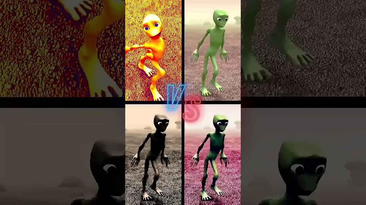 Green Alien Dance | El Chombo - Dame Tu Cosita feat. - Yeşil Uzaylı Dansı #dametucosita #shorts