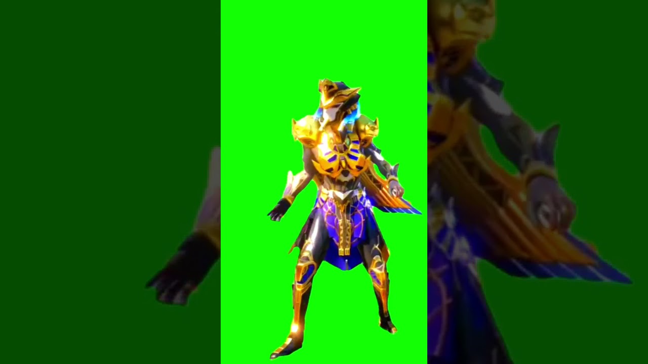 Green screen pharaoh x suit emote/Pubg Mobile