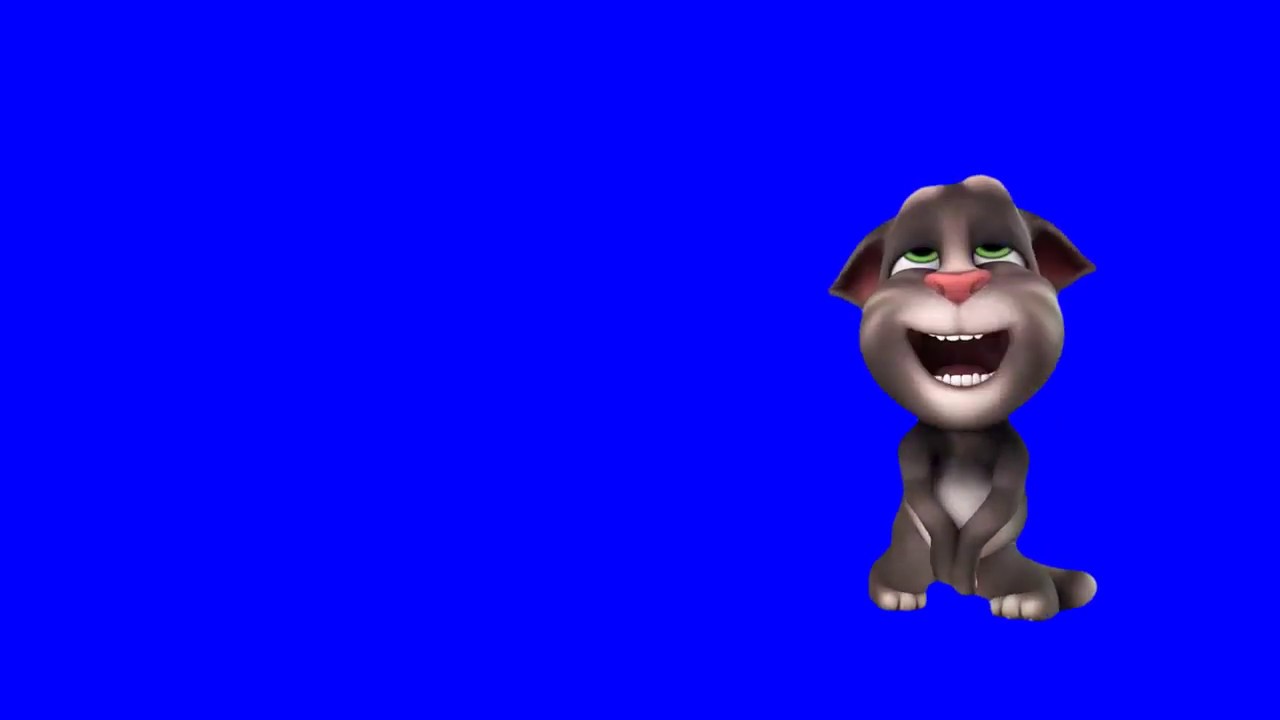 green screen talking tom video