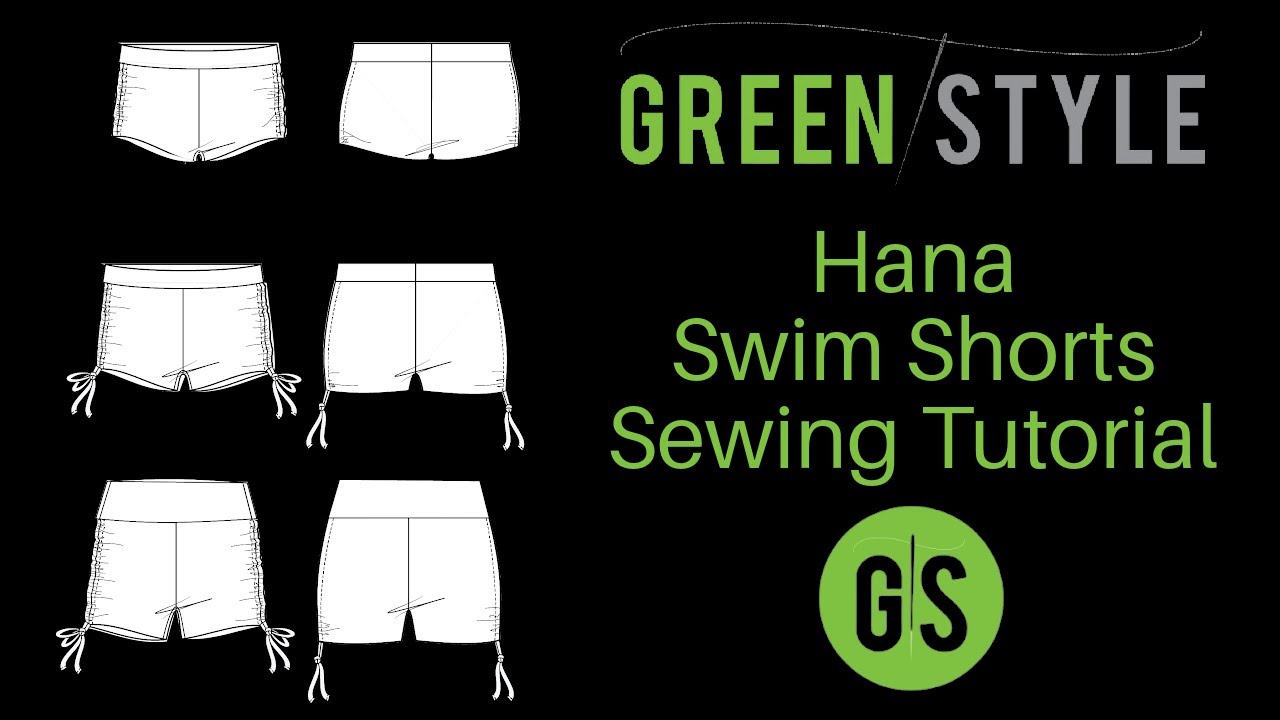 Greenstyle Hana Swim Shorts Sewing Tutorial