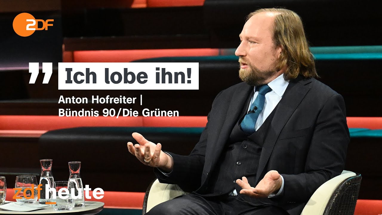 Grünen-Politiker Hofreiter lobt Merz für Verhalten bei Trump | Markus Lanz vom 05. Juni 2025
