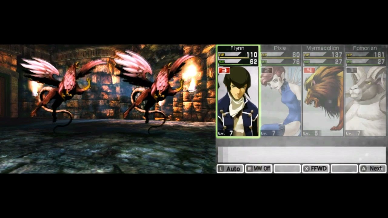 Gryphon Self Vore(?) - Shin Megami Tensei 4