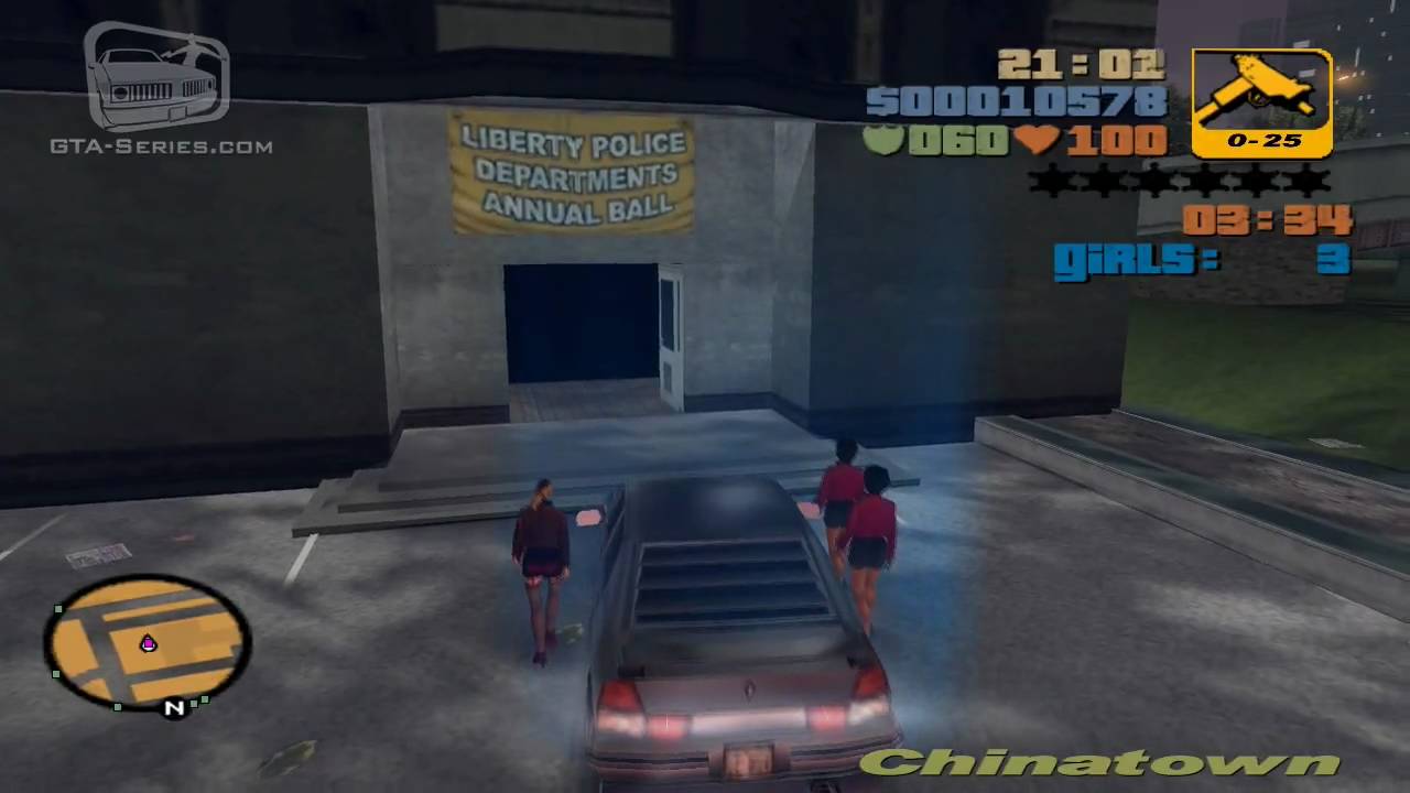 GTA 3 - Walkthrough - Mission #6 - The Fuzz Ball (HD)