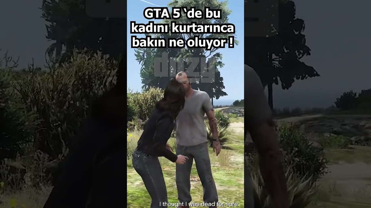 GTA 5 DE BU KADINI KURTARINCA BAKIN NELER OLUYOR !