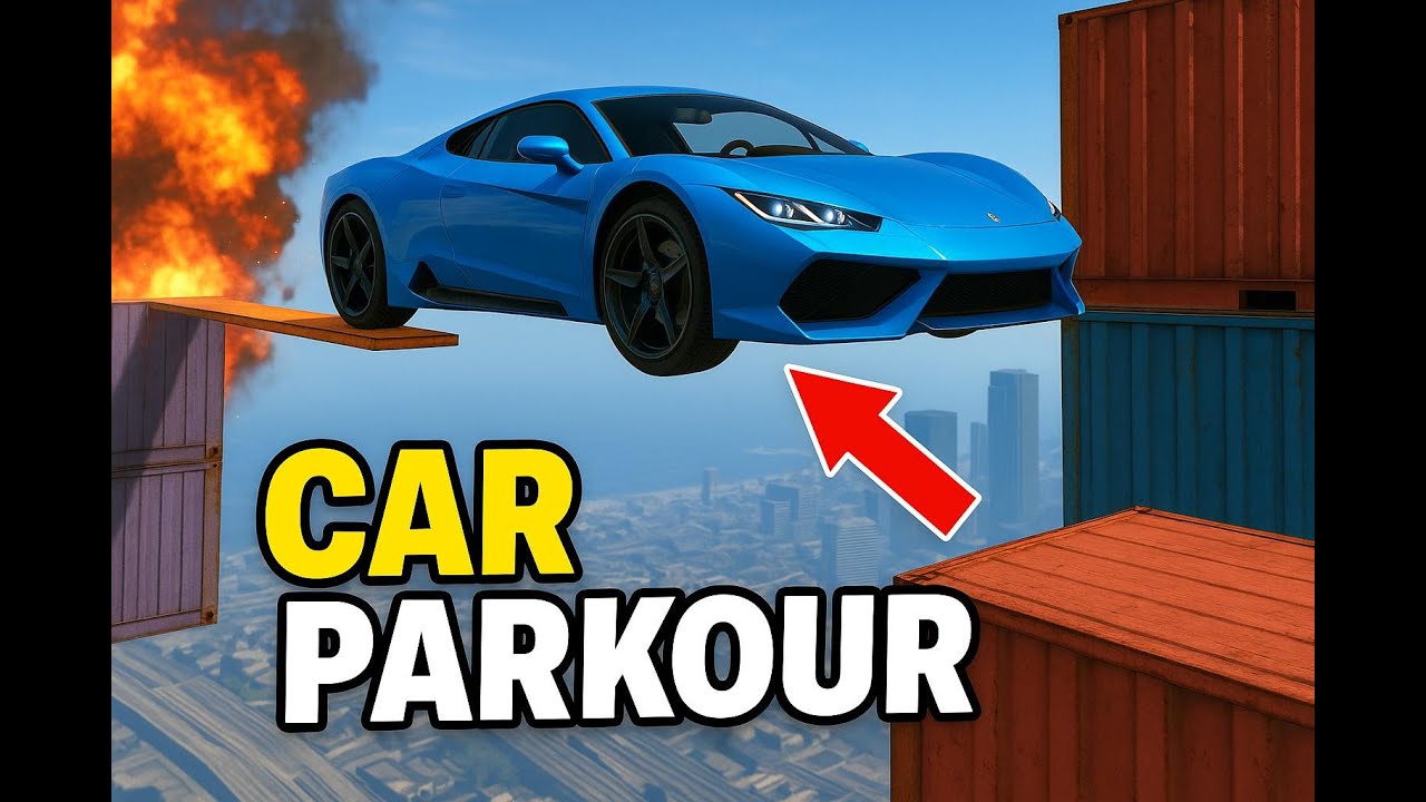GTA 5 Parkour Madness – Craziest Stunts & Fails!” #gtaonline #gta5 #shorts