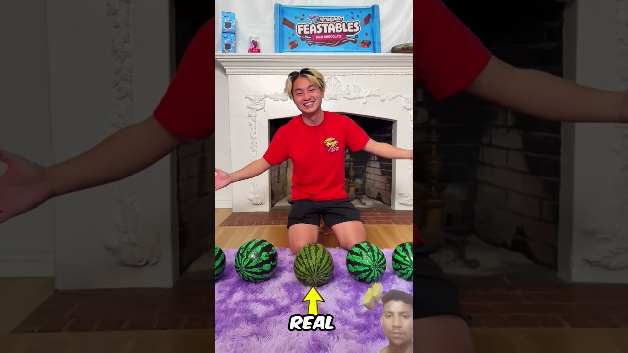 Guess The  Real Watermelon! #shorts #viral #trending