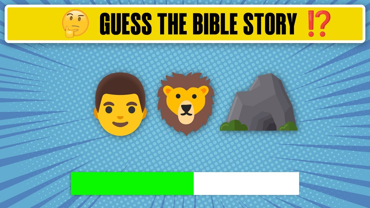 Guess the Bible Story | Kid Trivia | Bible Trivia for Kids | Emoji Trivia