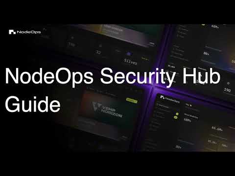 Guide for Security Hub | Powered by NodeOps