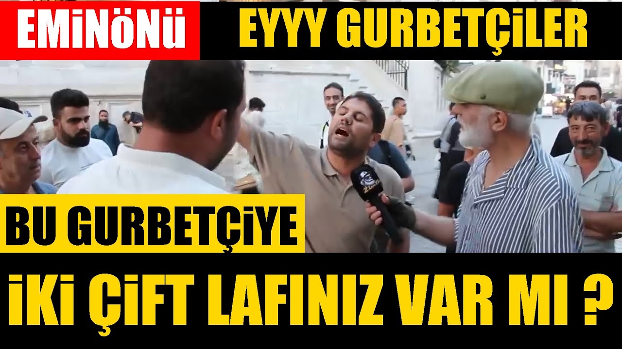 GURBETÇİ FACİALARI | SOLUKSUZ İZLEYECEĞİNİZ BİR EMİNÖNÜ RÖPORTAJI | #zdayı #sokakröportajı #gurbetci
