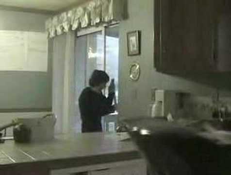 Guy scares his aunt