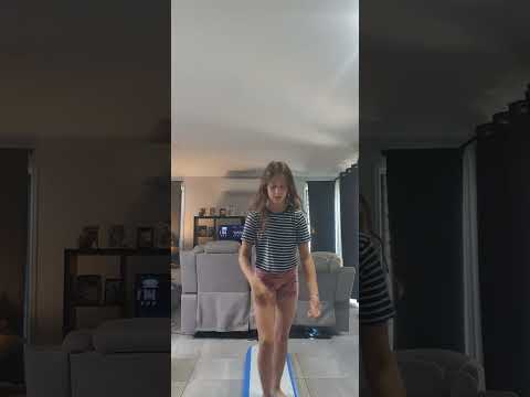 Gymnastics beam routine #gymnast
