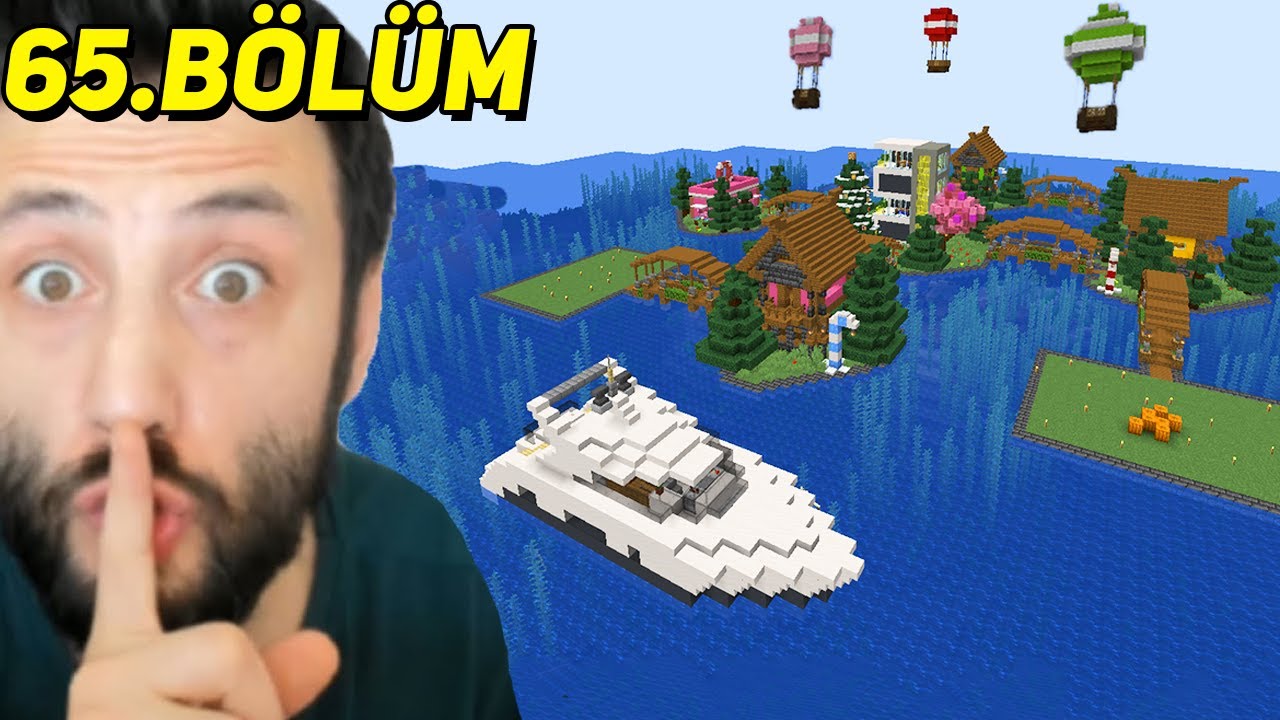 GİZLİ ADA 🤫 MİNECRAFT (2023) 65.Bölüm