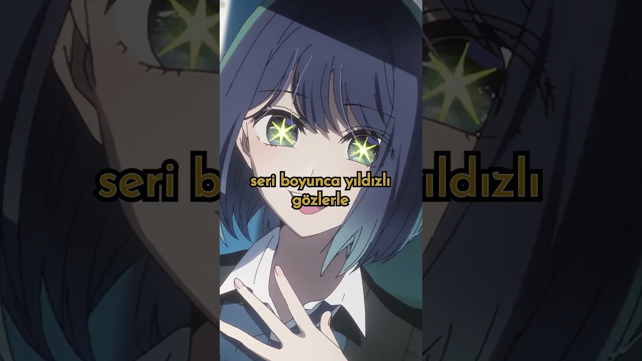 GÖZLERİNDE NEDEN YILDIZ VAR? #anime #oshinoko #shorts